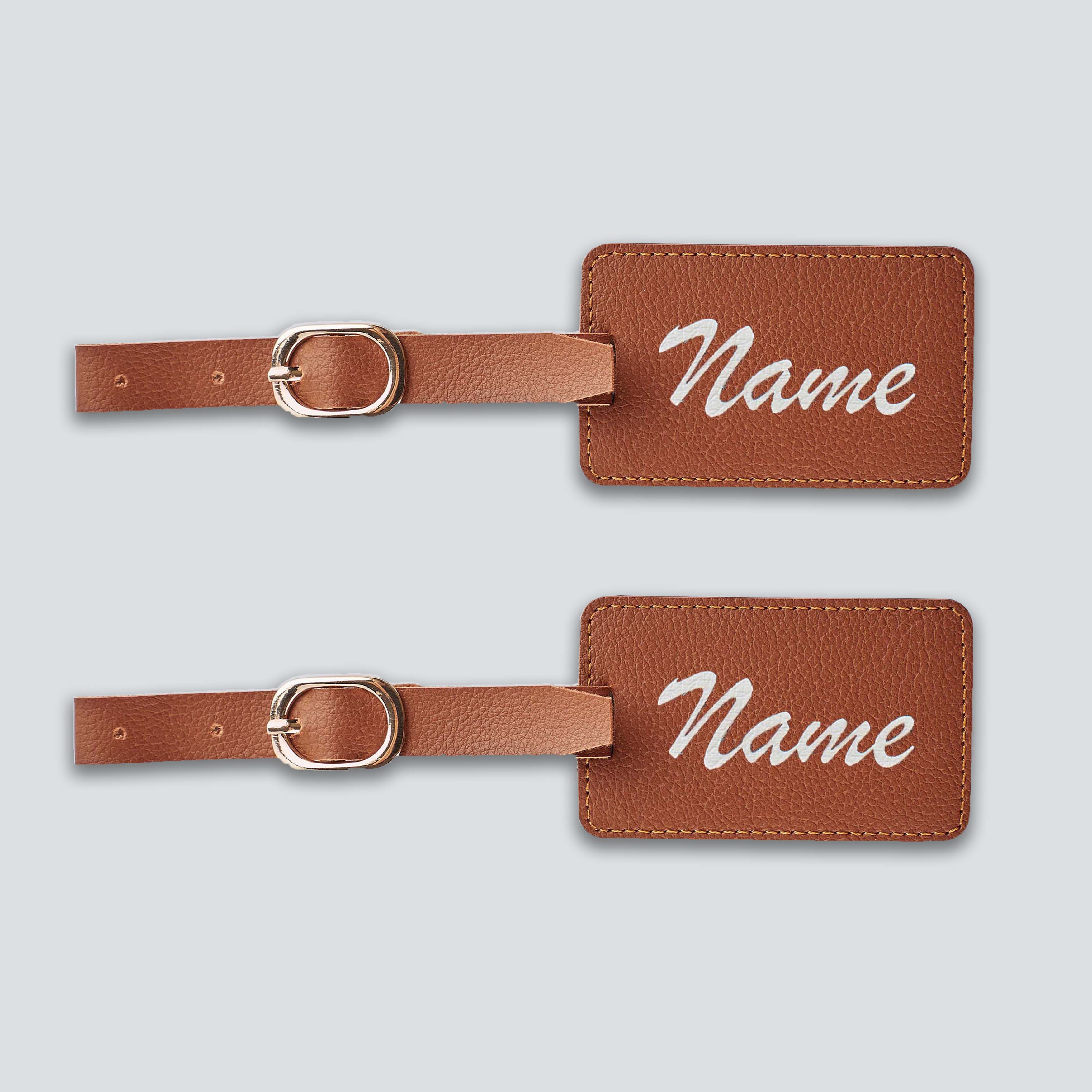 PERSONALISED LUGGAGE TAGS (SET OF 2) - PRINTED