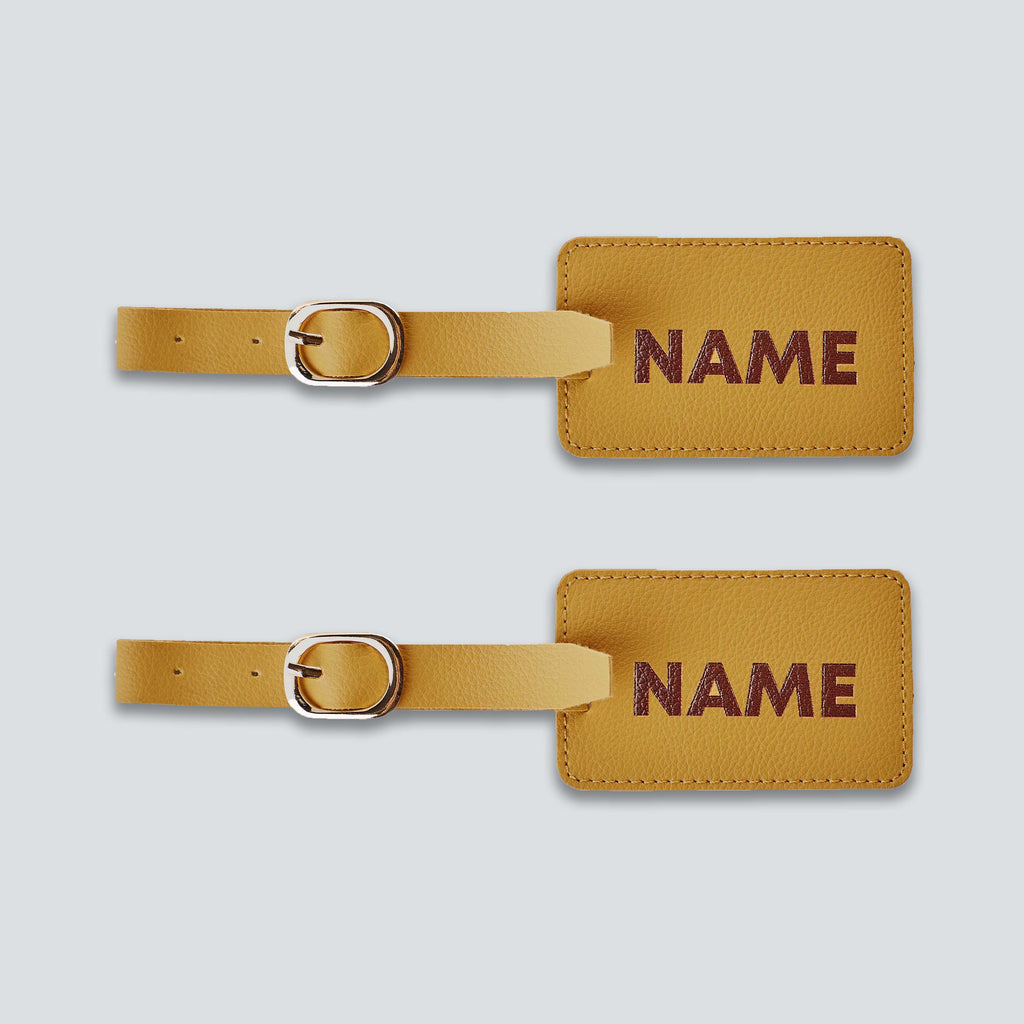 PERSONALISED LUGGAGE TAGS (SET OF 2) - PRINTED