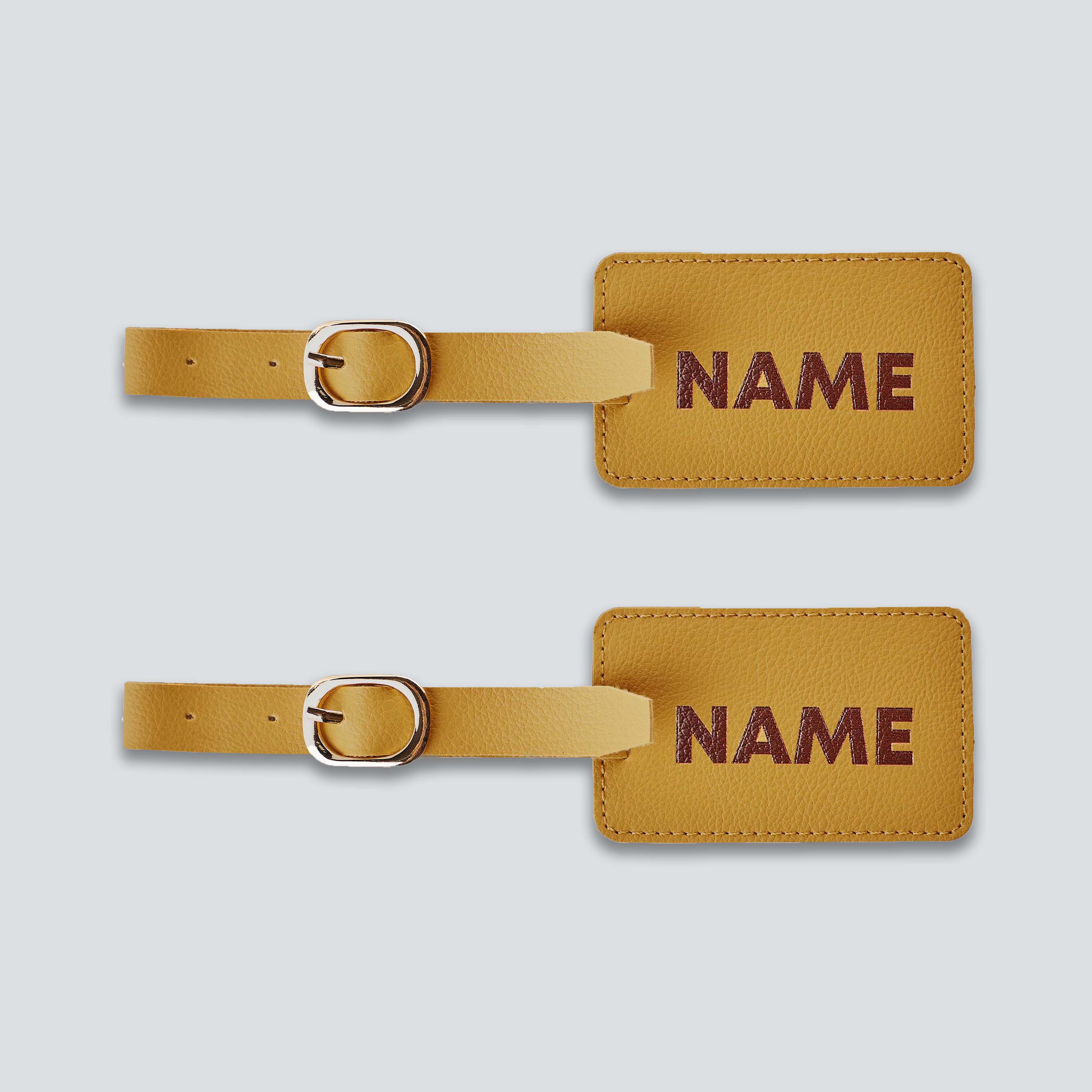 PERSONALISED LUGGAGE TAGS (SET OF 2) - PRINTED