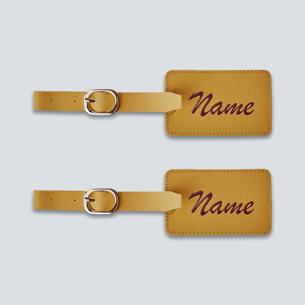 PERSONALISED LUGGAGE TAGS (SET OF 2) - PRINTED
