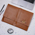 PERSONALISED LAPTOP ORGANISER (13-14 Inch) - TAN