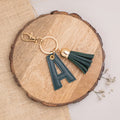 PERSONALISED LETTER KEYCHAIN - GREEN