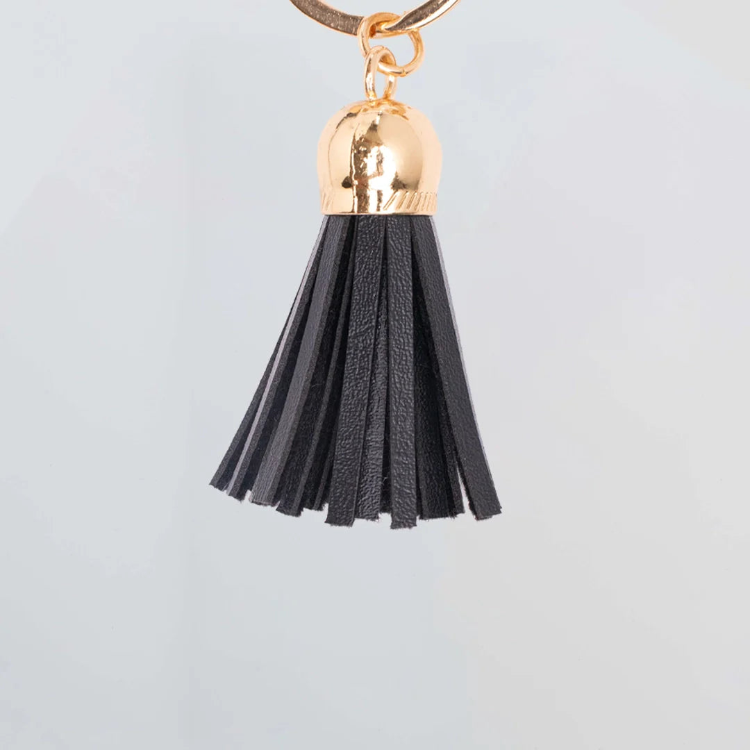 PERSONALISED LETTER KEYCHAIN - BLACK