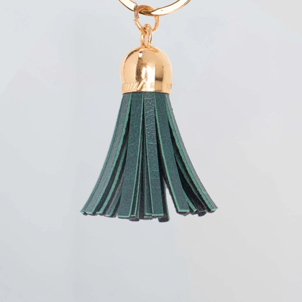 PERSONALISED LETTER KEYCHAIN - GREEN