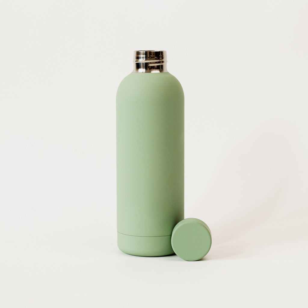 Kookumber - Personalised Water Bottle - Sage Green