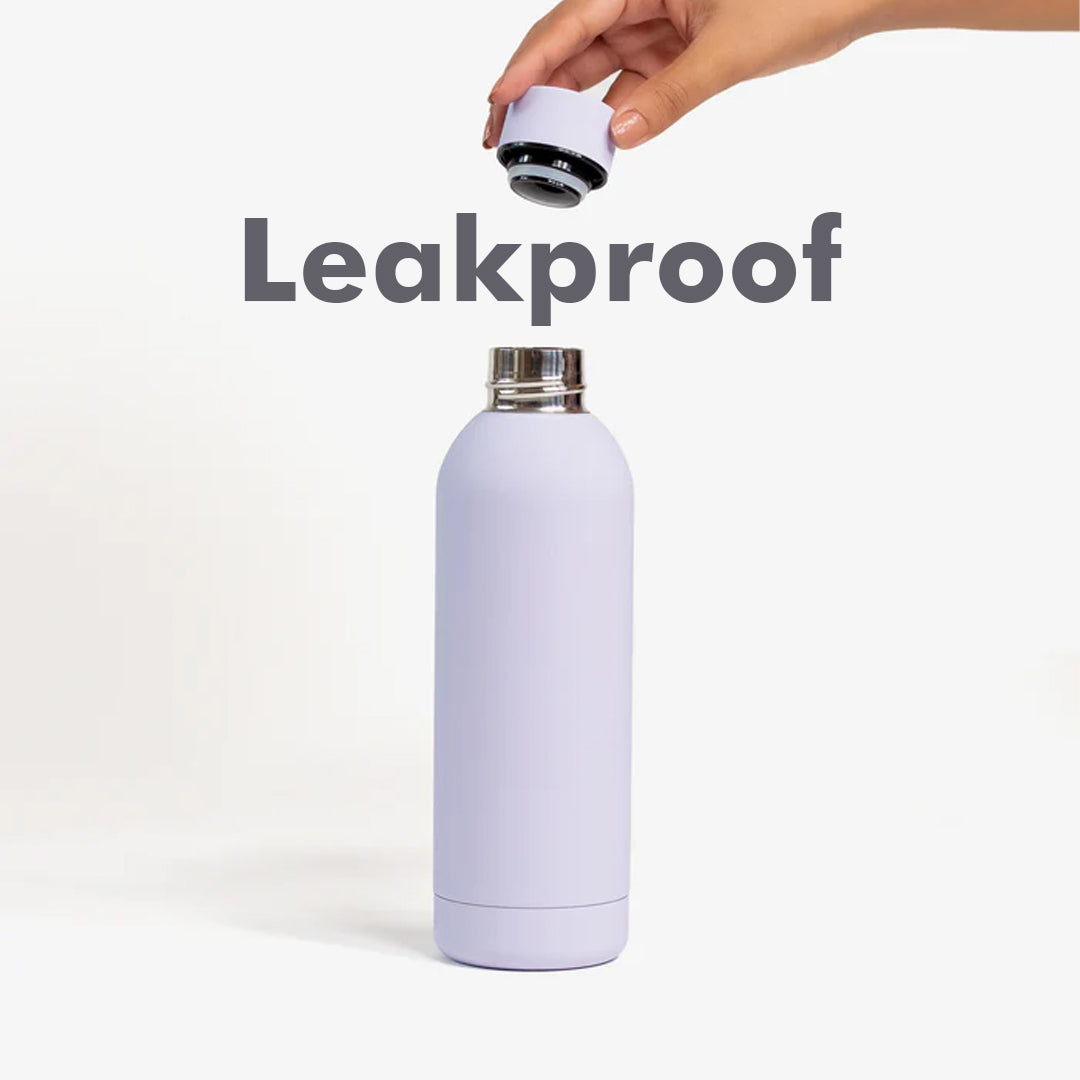 Kookumber - Personalised Water Bottle - Lilac