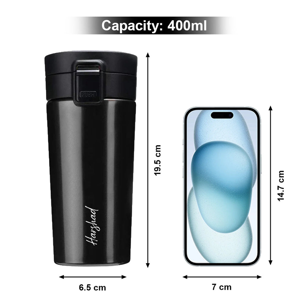 Personalised Flip-Lock Tumbler - Black