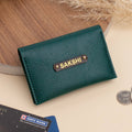 PERSONALISED MINI WALLET - GREEN