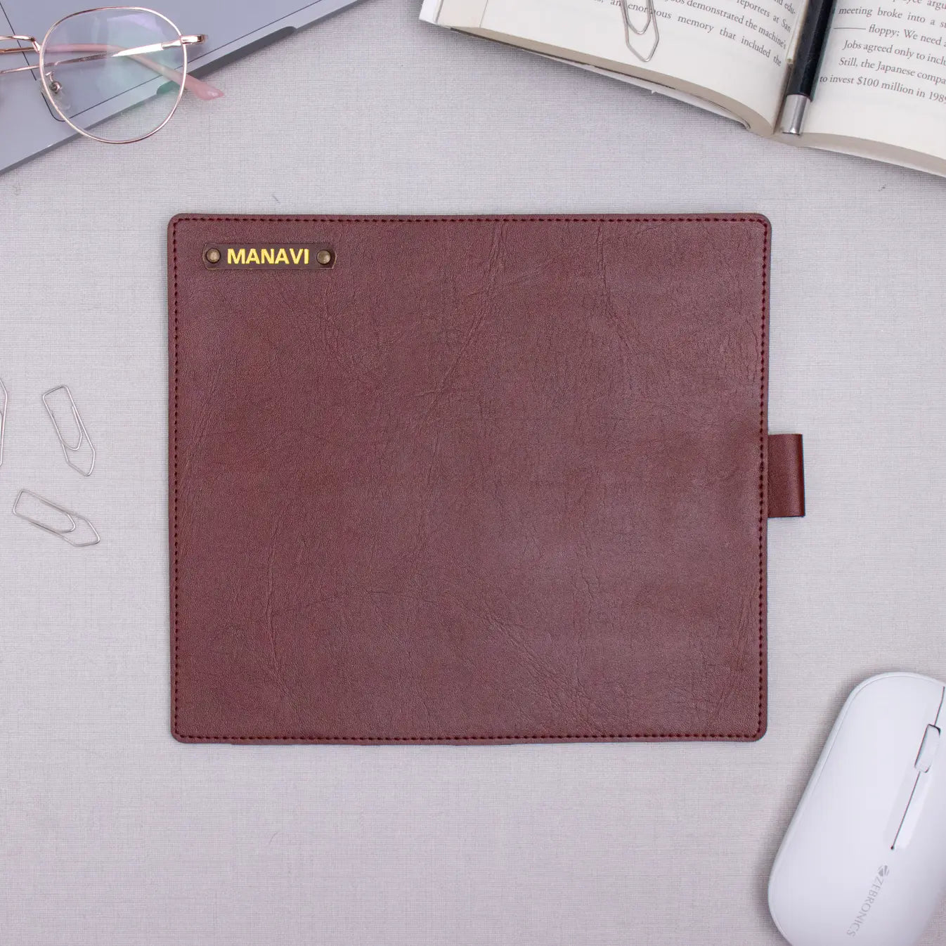 PERSONALISED MOUSE PAD - MAROON