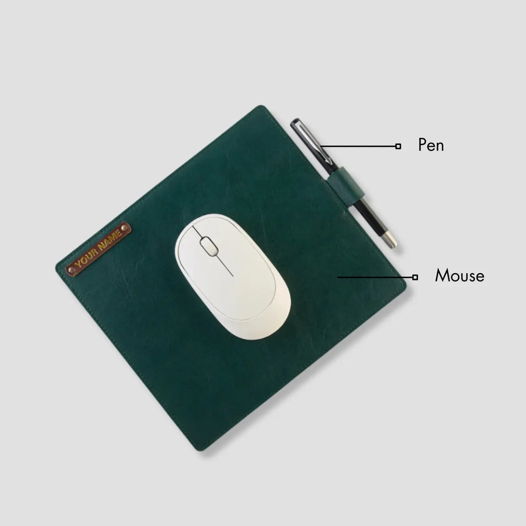 PERSONALISED MOUSE PAD - GREEN