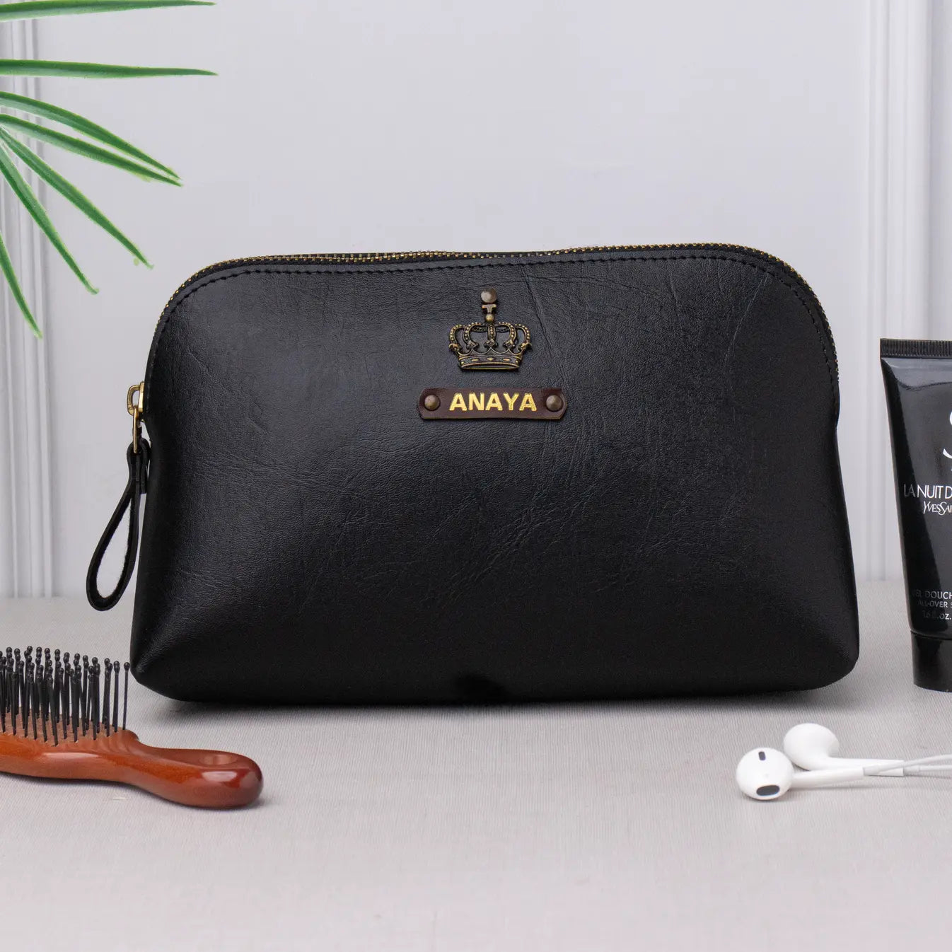 PERSONALISED MULTIPURPOSE POUCH - BLACK