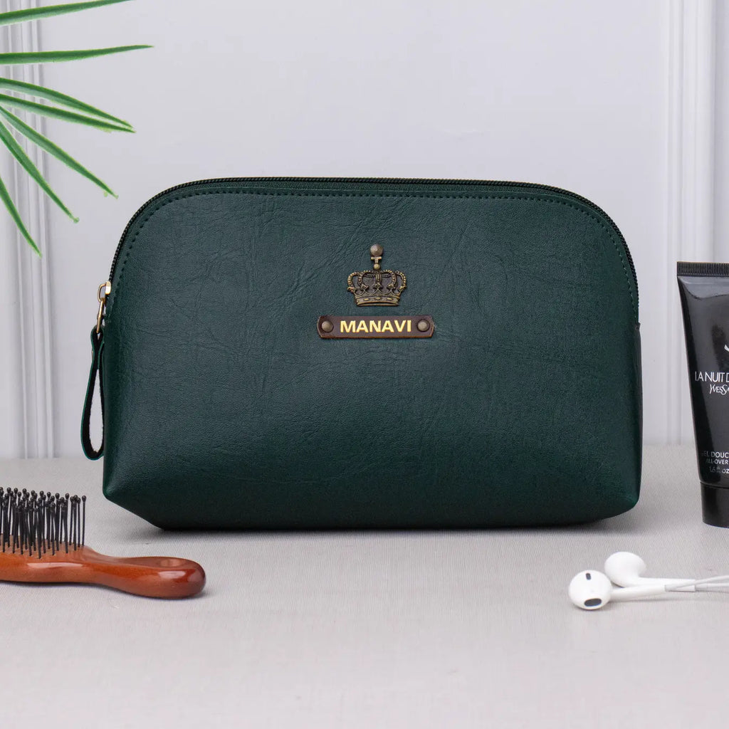 PERSONALISED MULTIPURPOSE POUCH - GREEN