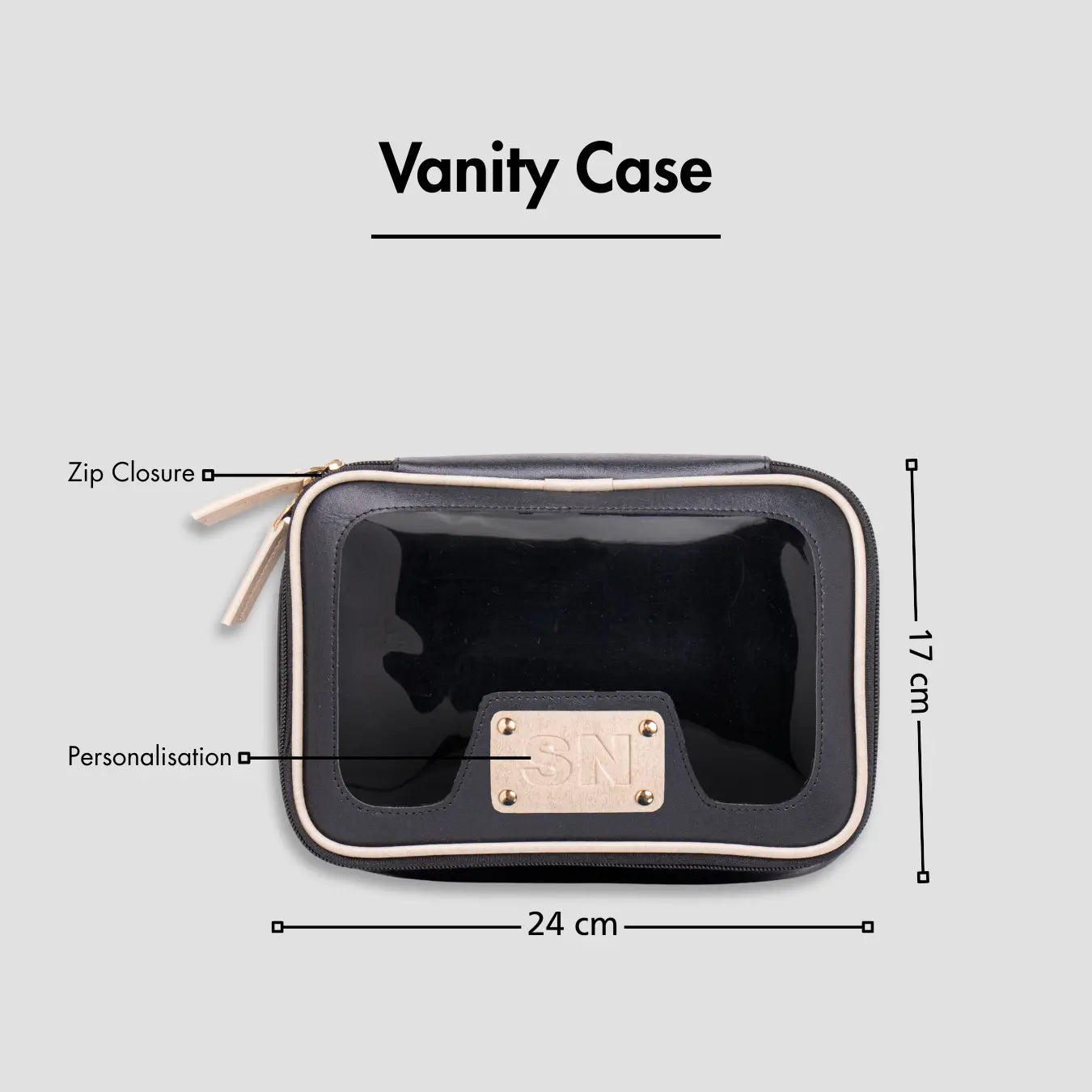 ULTIMATE VANITY KIT INITIALS - BLACK