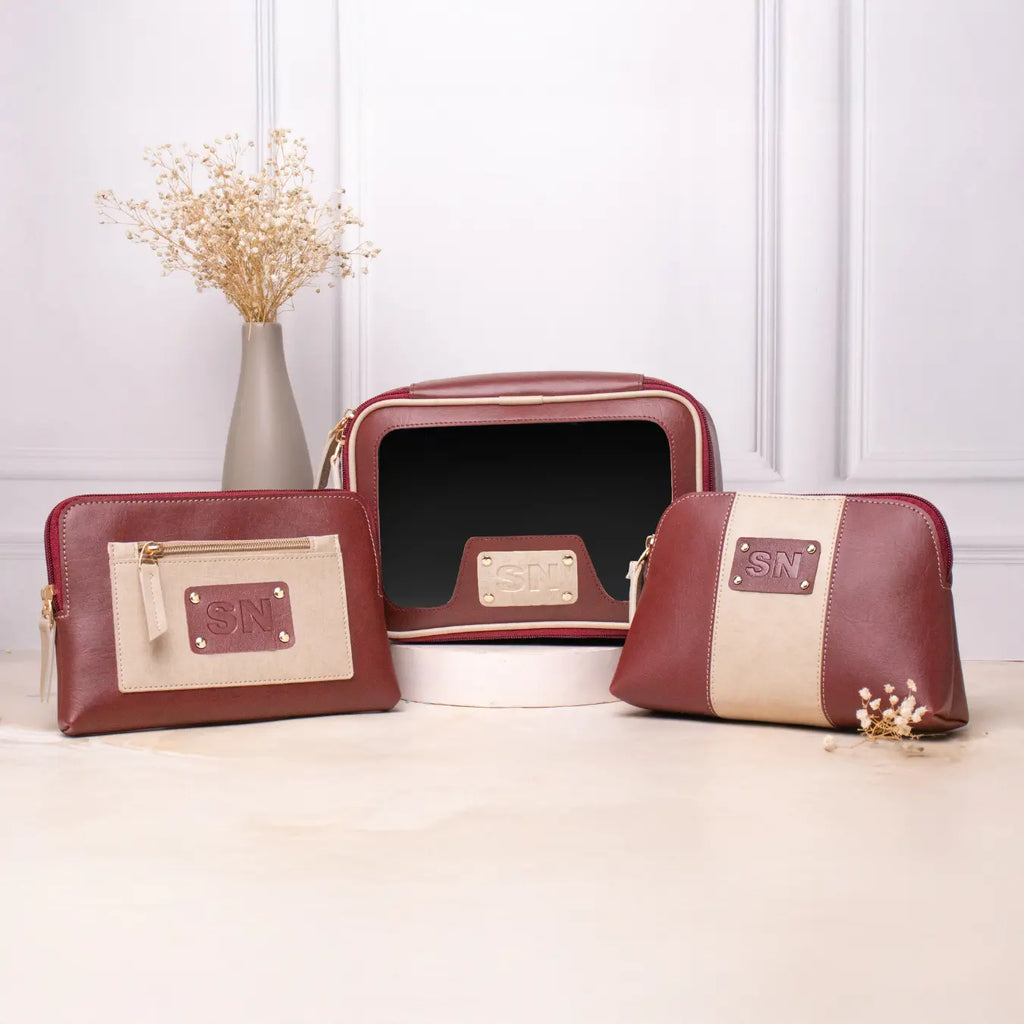 ULTIMATE VANITY KIT INITIALS - MAROON