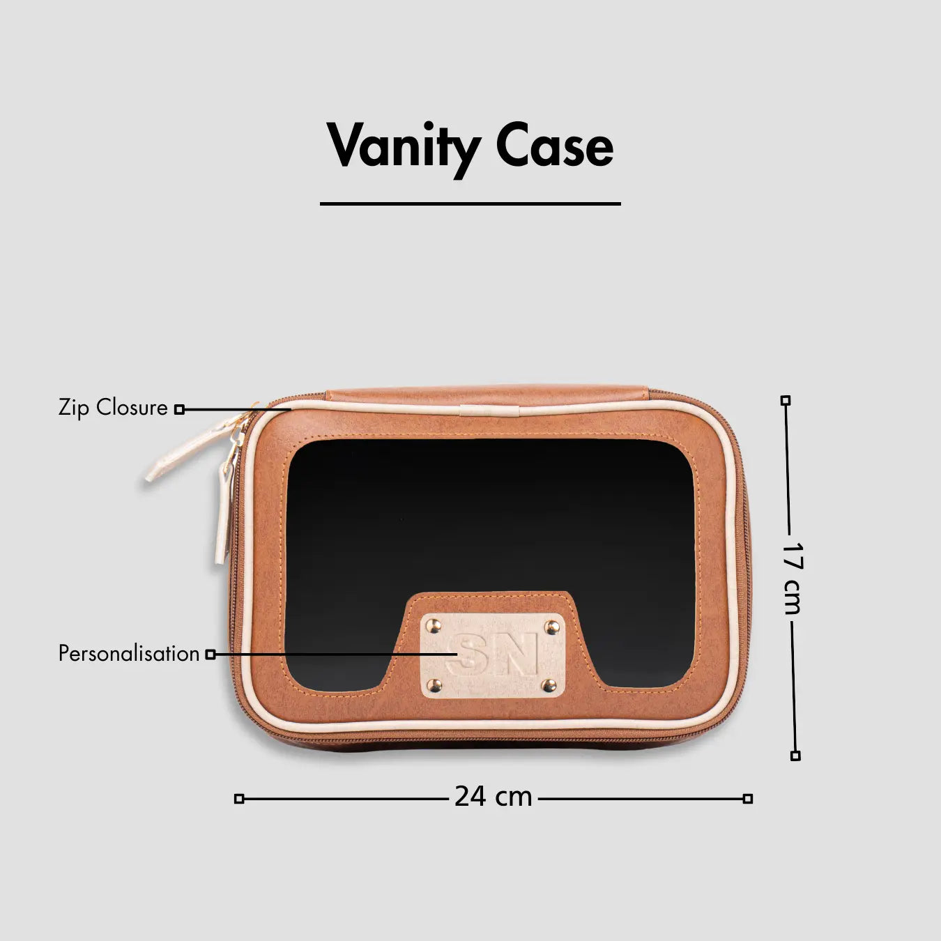 ULTIMATE VANITY KIT INITIALS - TAN
