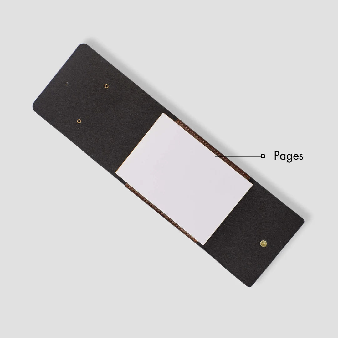 PERSONALISED NOTEPAD - BROWN