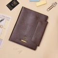 PERSONALISED OFFICE FOLDER - BROWN