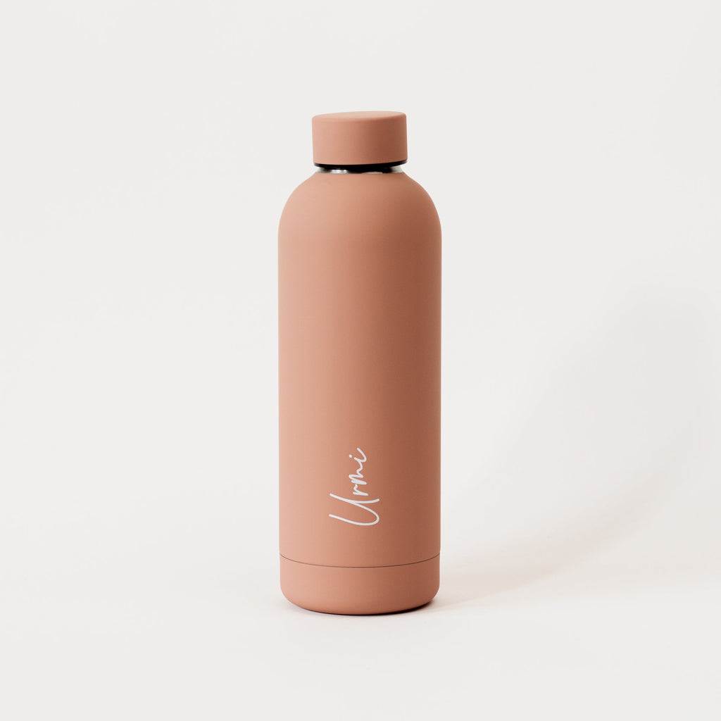 Kookumber - Personalised Water Bottle - Warm Peach