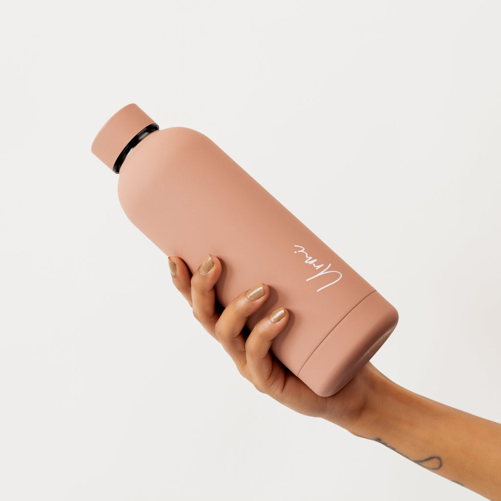 Kookumber - Personalised Water Bottle - Warm Peach