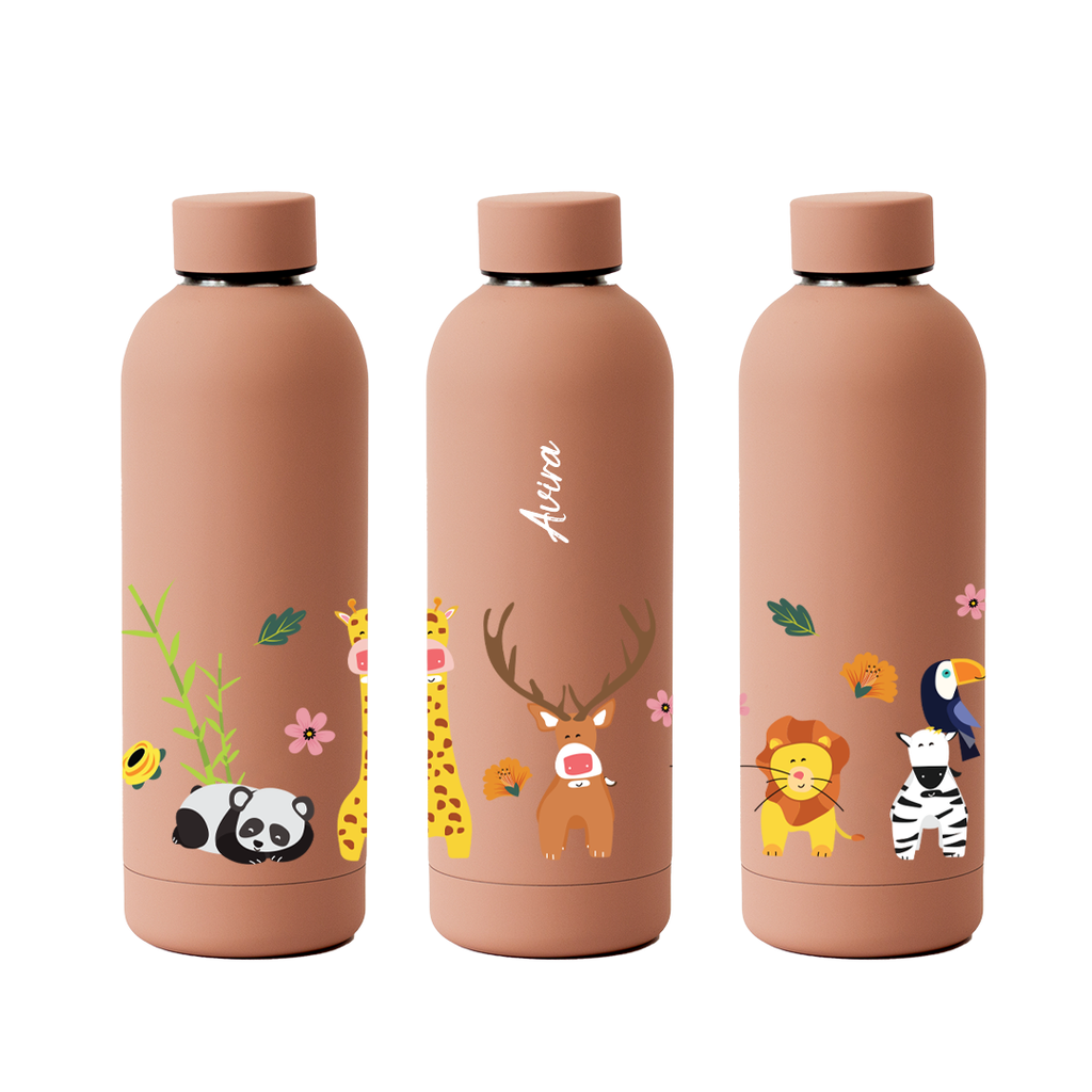 Kookumber - Personalised Water Bottle - Zoo Kingdom