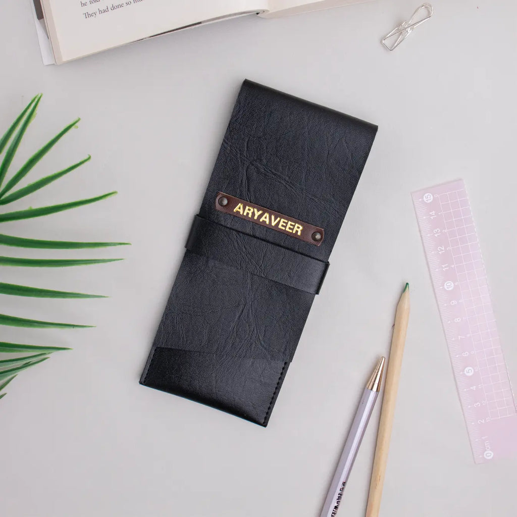 PERSONALISED PENCIL CASE - BLACK
