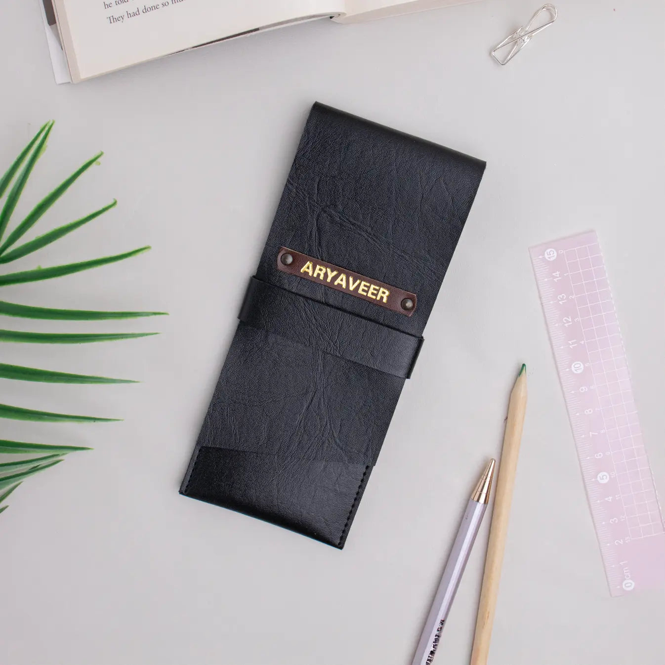 PERSONALISED PENCIL CASE - BLACK