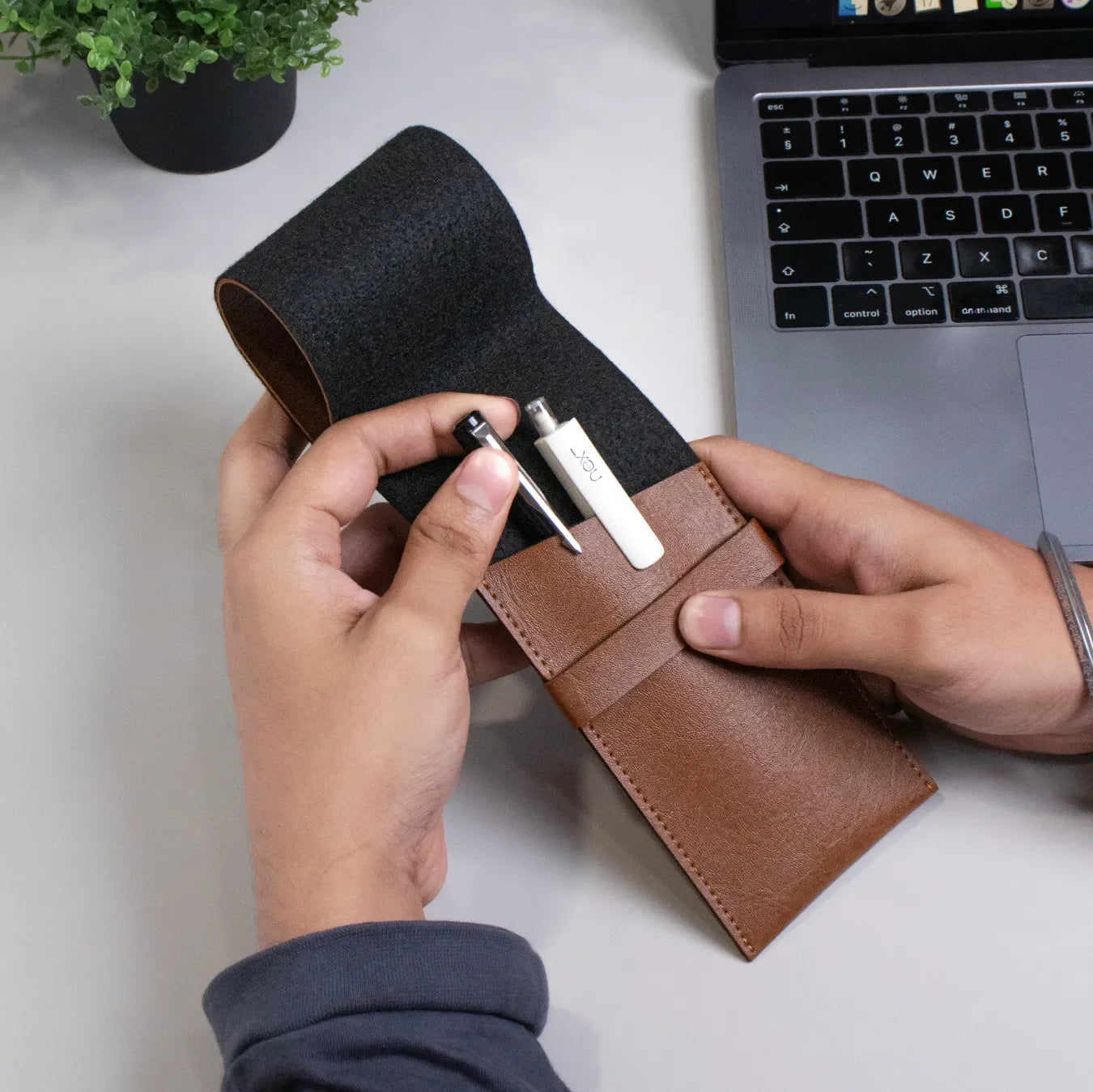 PERSONALISED PENCIL CASE - MAROON
