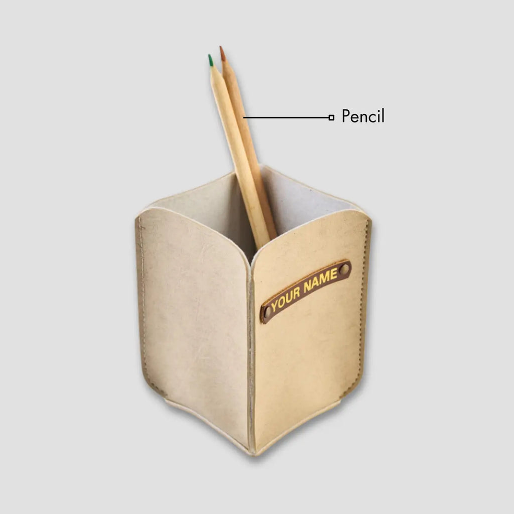 PERSONALISED PENSTAND - BEIGE