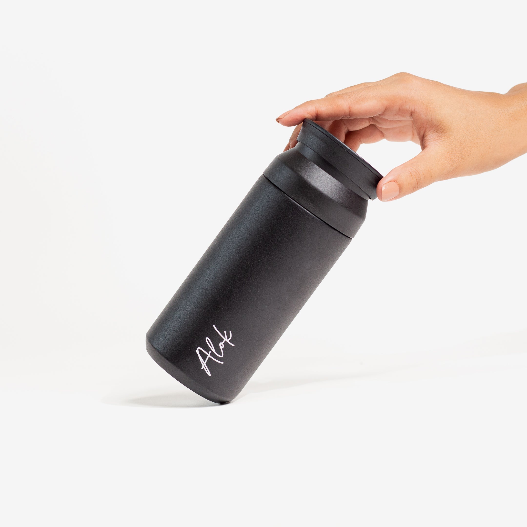 Personalised Black Insulated Coffee Tumbler