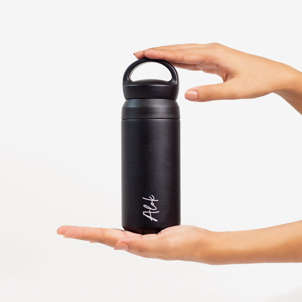 Personalised Insulated Travel Tumbler- Black
