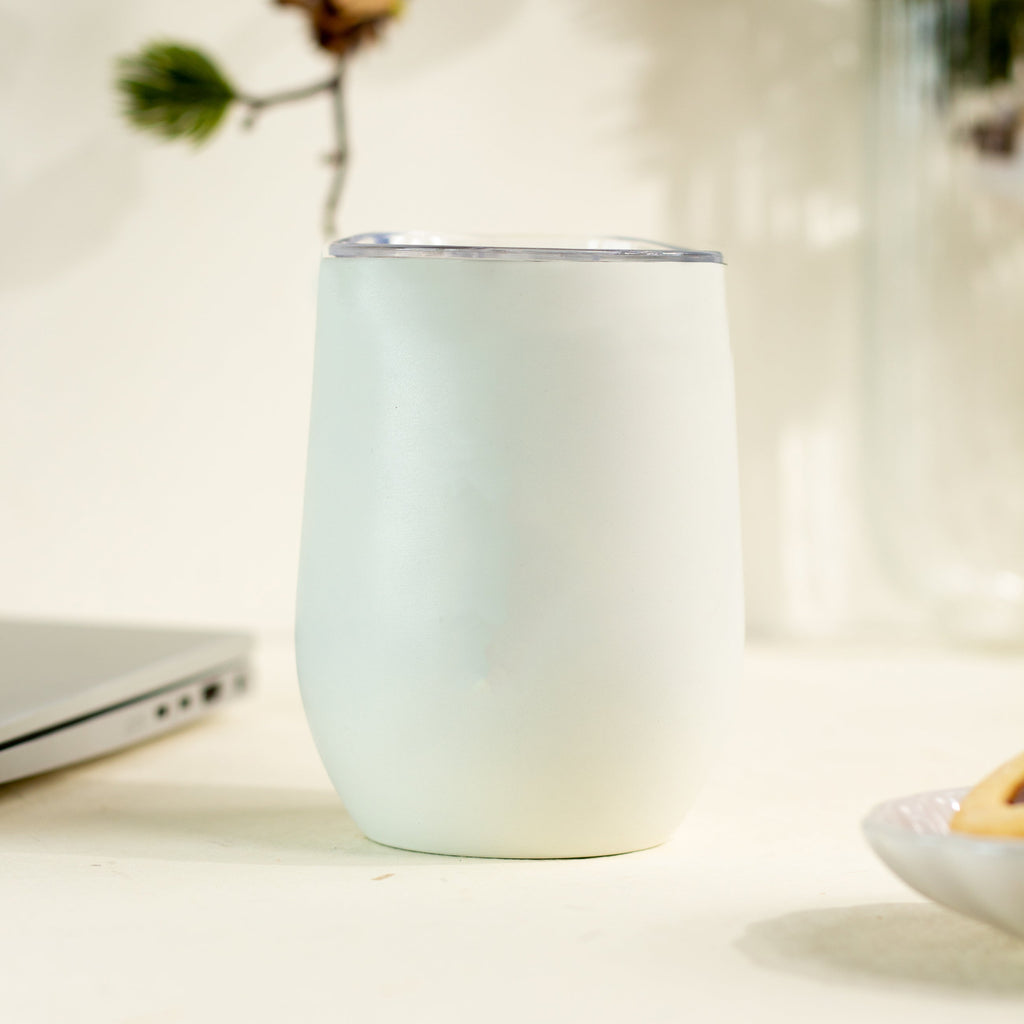 Personalised Travel Cup - White