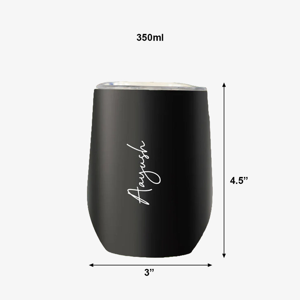 Personalised Travel Cup - Black