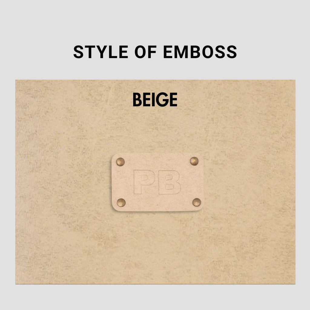 PERSONALISED TRAVEL POUCH - CANVAS - BEIGE