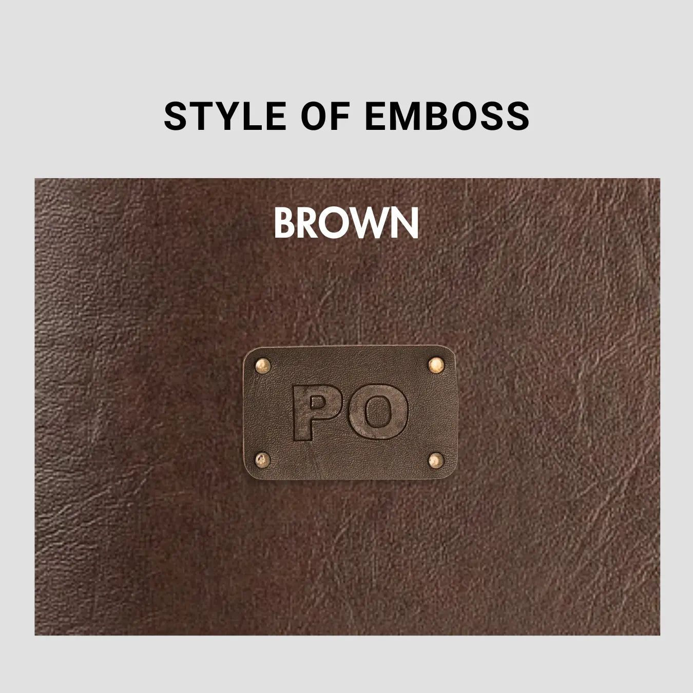 PERSONALISED WEEKENDER BAG - BROWN