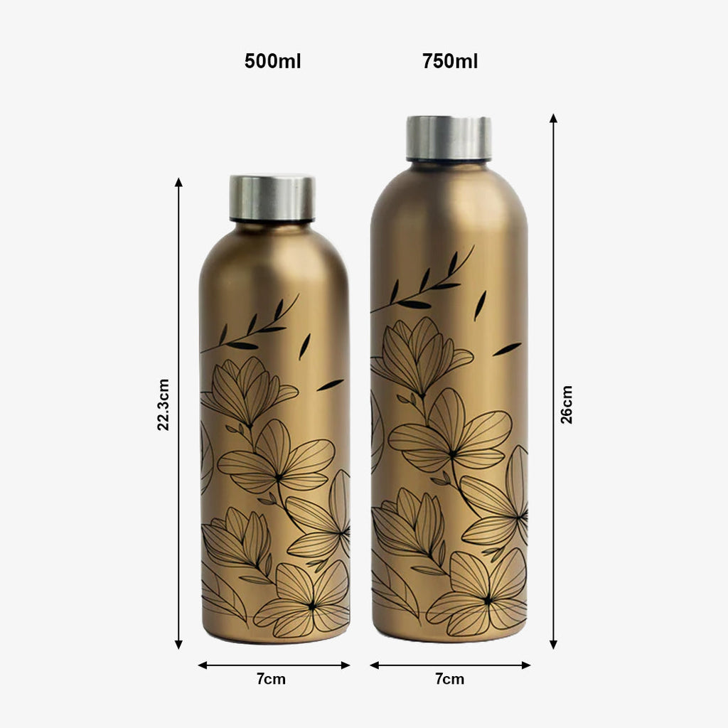 Kookumber Insulated Water Bottle - Flora