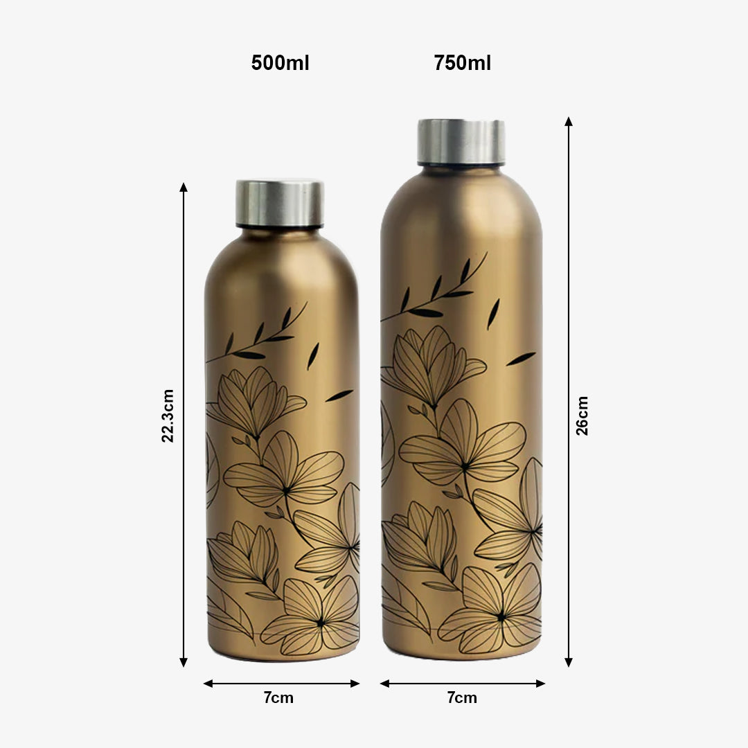 Kookumber Insulated Water Bottle - Flora