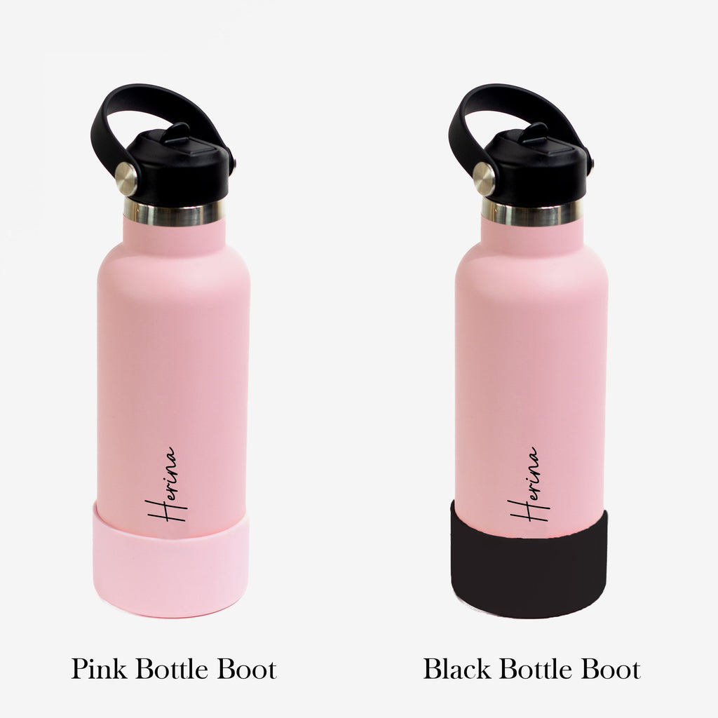 Kookumber Plus- Personalised Sipper Water Bottle - Pink