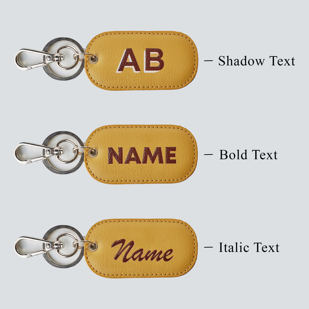 PERSONALISED RECTANGLE KEYCHAIN - PRINTED