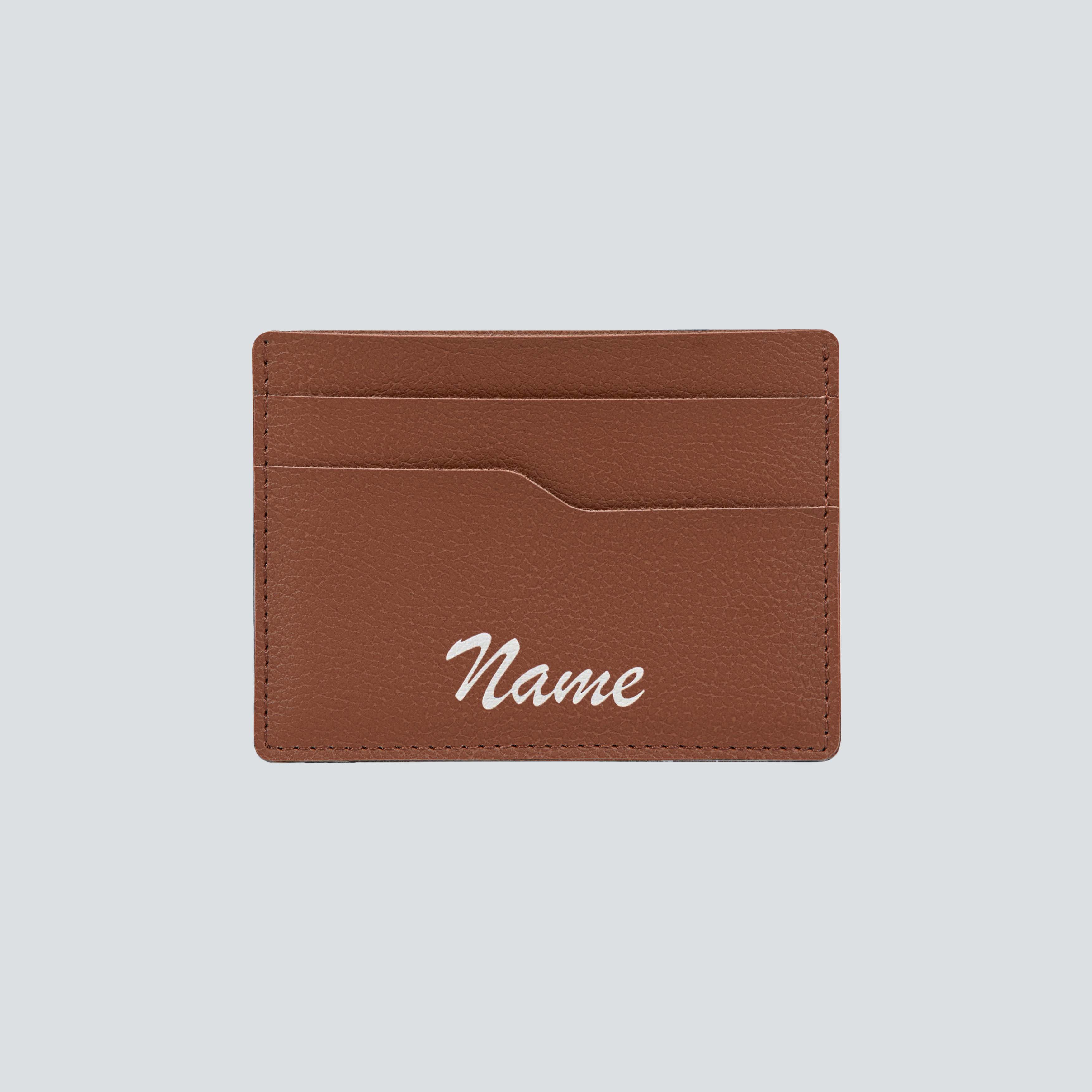 PERSONALISED SLIM CARD CASE - PRINTED