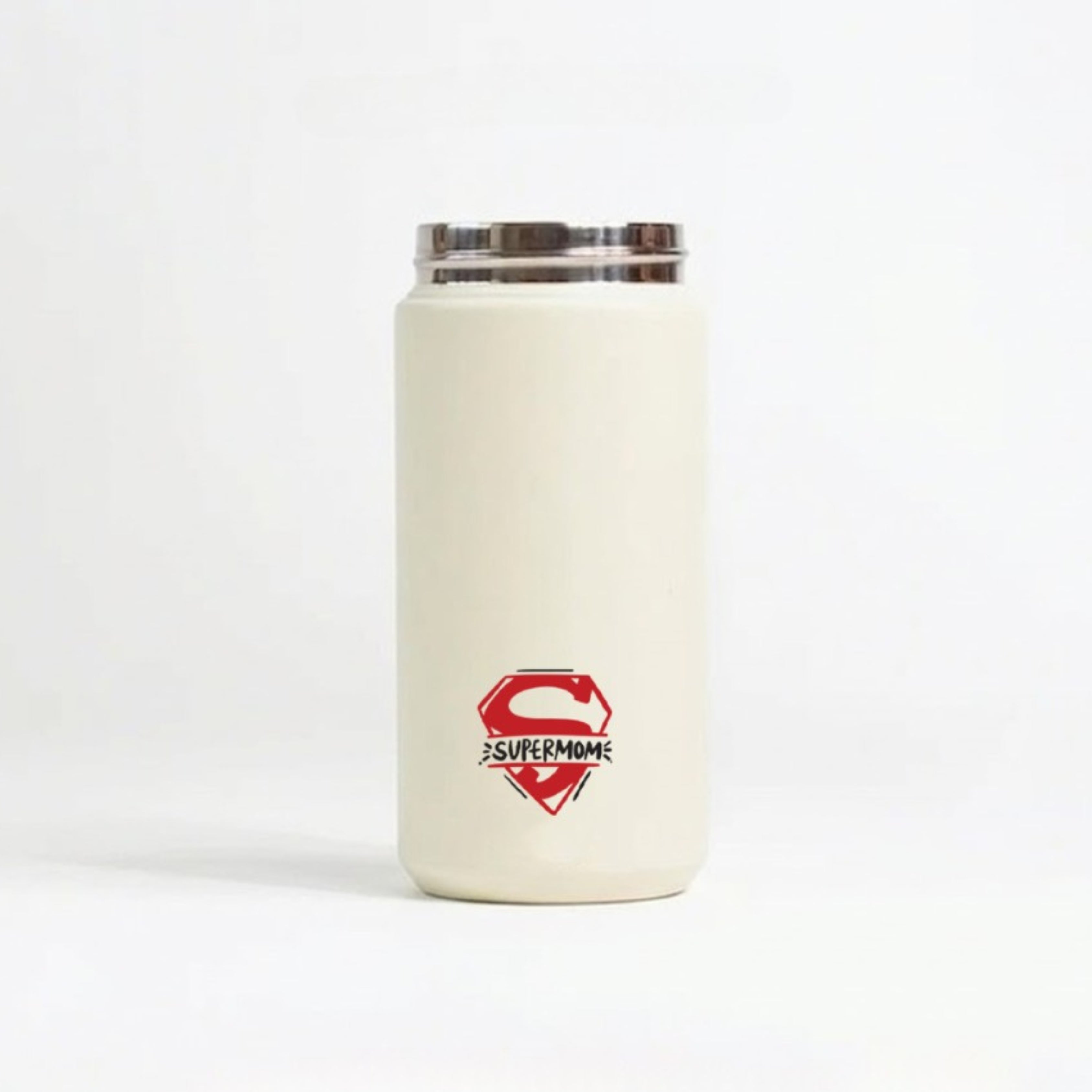 Super Mom - Personalised Tumbler (Ivory)