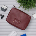 PERSONALISED TECH ORGANISER - MAROON