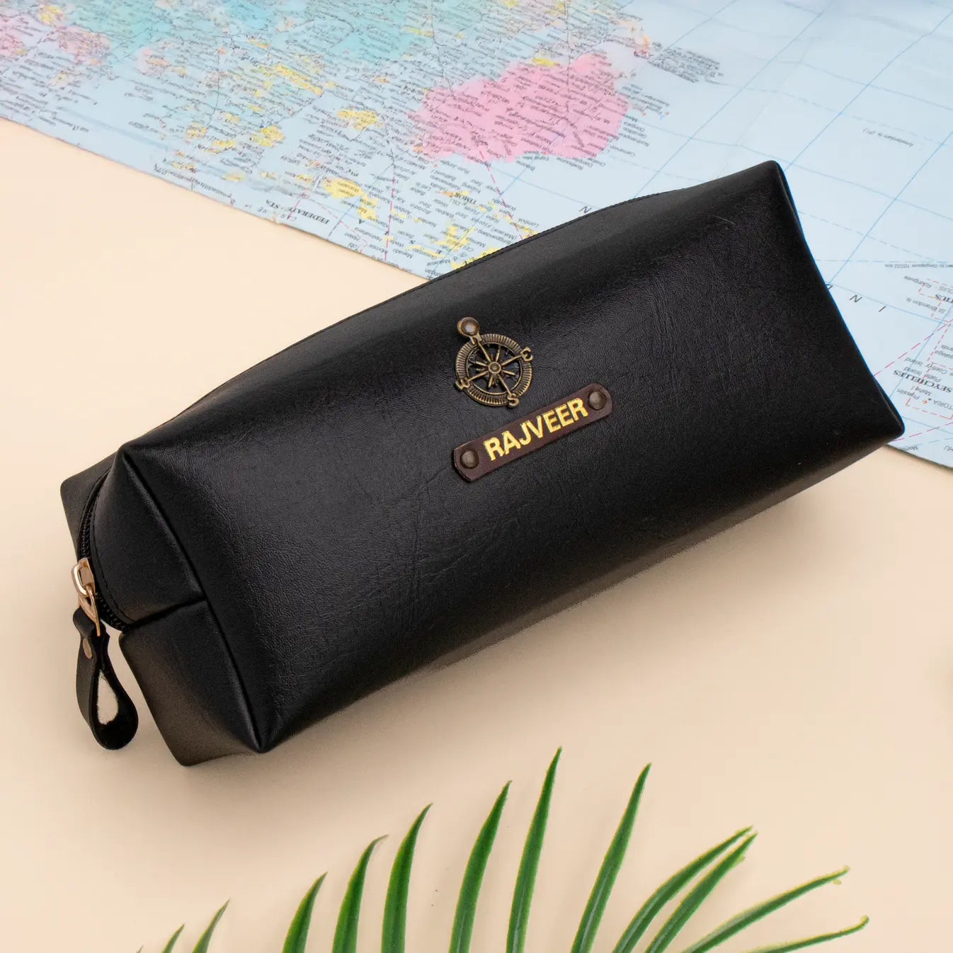 PERSONALISED TRAVEL POUCH - BLACK