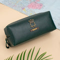 PERSONALISED TRAVEL POUCH - GREEN