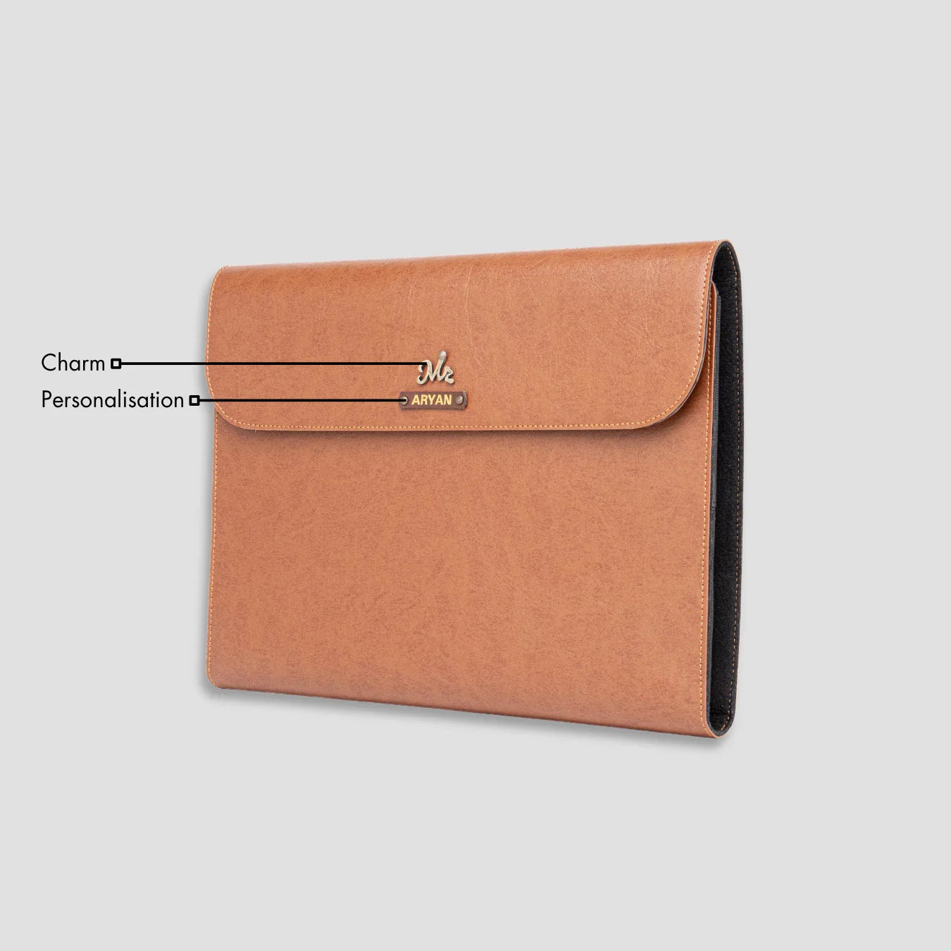 PERSONALISED ULTIMATE OFFICE ORGANISER - TAN