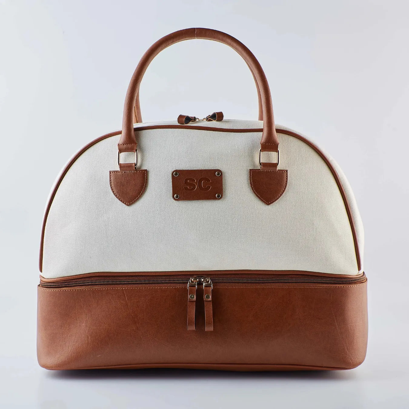 PERSONALISED WEEKENDER BAG - TAN