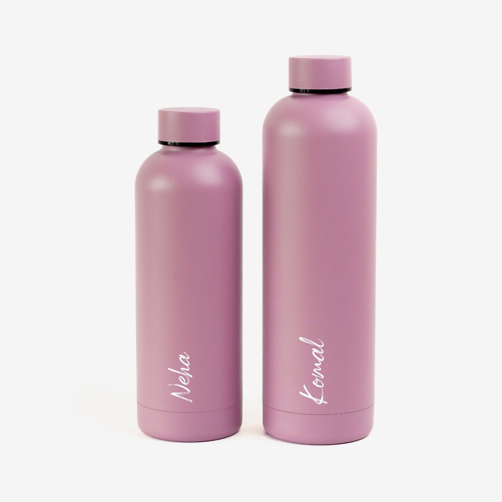 Personalised Water Bottle - Misty Rose