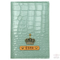 Aquamarine Vegan Executive Passport Wallet - www.giftlift.in