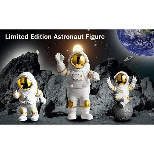 Astronaut Statue Sculpture- 3 Piece Set - Gift Lift