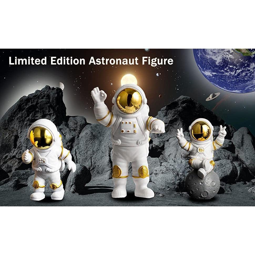 Astronaut Statue Sculpture- 3 Piece Set - Gift Lift