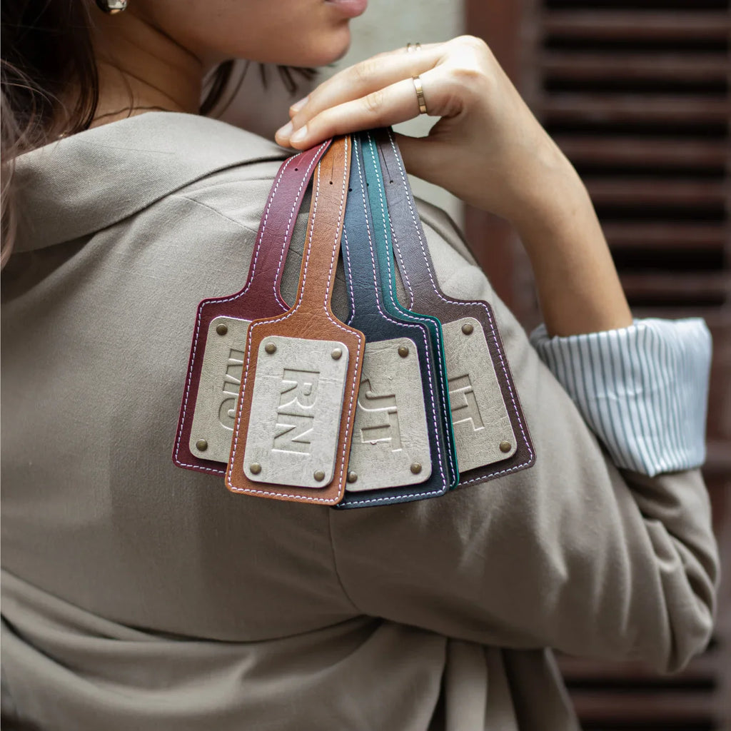 PERSONALISED BAG TAG - GREEN